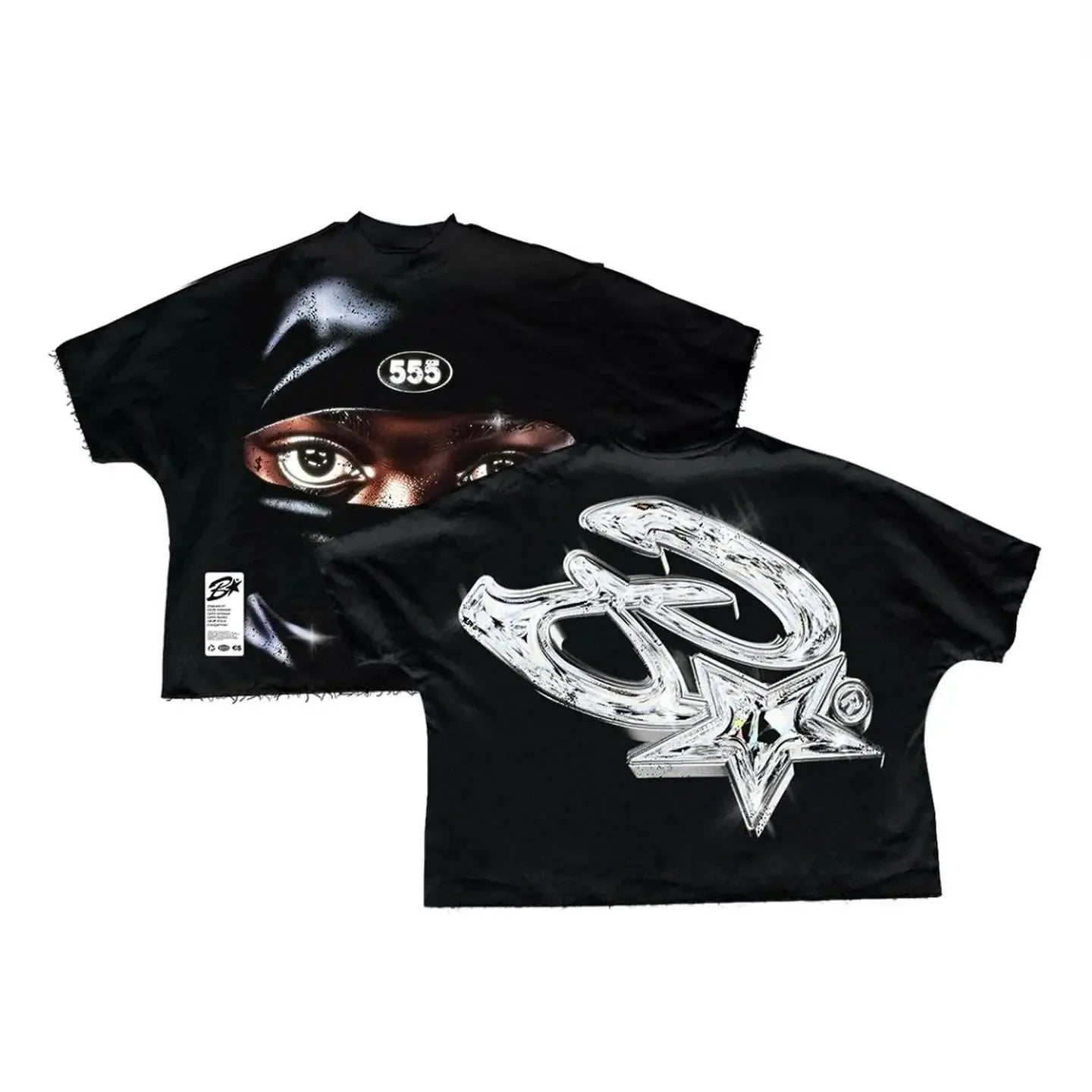 Retro Y2K Streetwear T-Shirt Harajuku Hip Hop Gothic Cotton Short Sleeve Men Women Character Graphic Print New Arrival