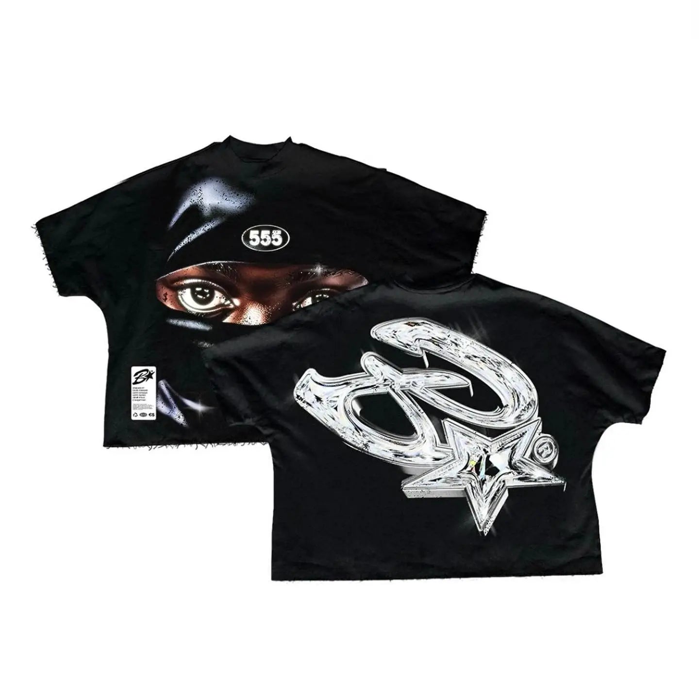 Retro Y2K Streetwear T-Shirt Harajuku Hip Hop Gothic Cotton Short Sleeve Men Women Character Graphic Print New Arrival