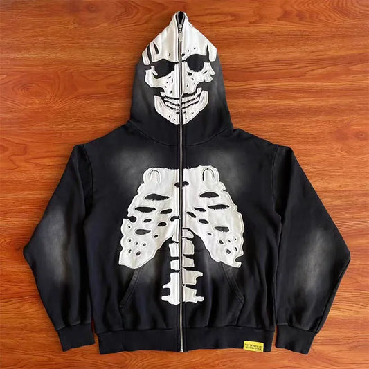 That's an Awful Lot of Cough Syrup Hoodie Skeleton Embroidery Hoodie Men Women High Quality Pullover