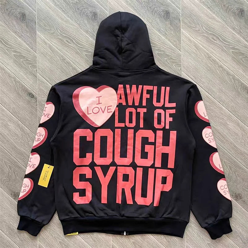 That's A Awful Lot of Cough Syrup Hoodie Hooded Men Women Top Quality Coats Pullover