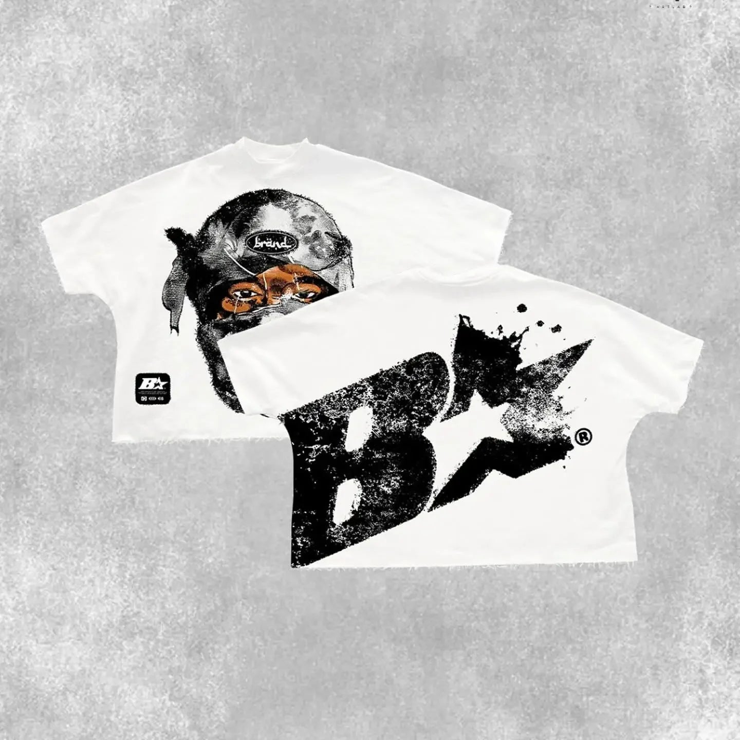 Retro Y2K Streetwear T-Shirt Harajuku Hip Hop Gothic Cotton Short Sleeve Men Women Character Graphic Print New Arrival