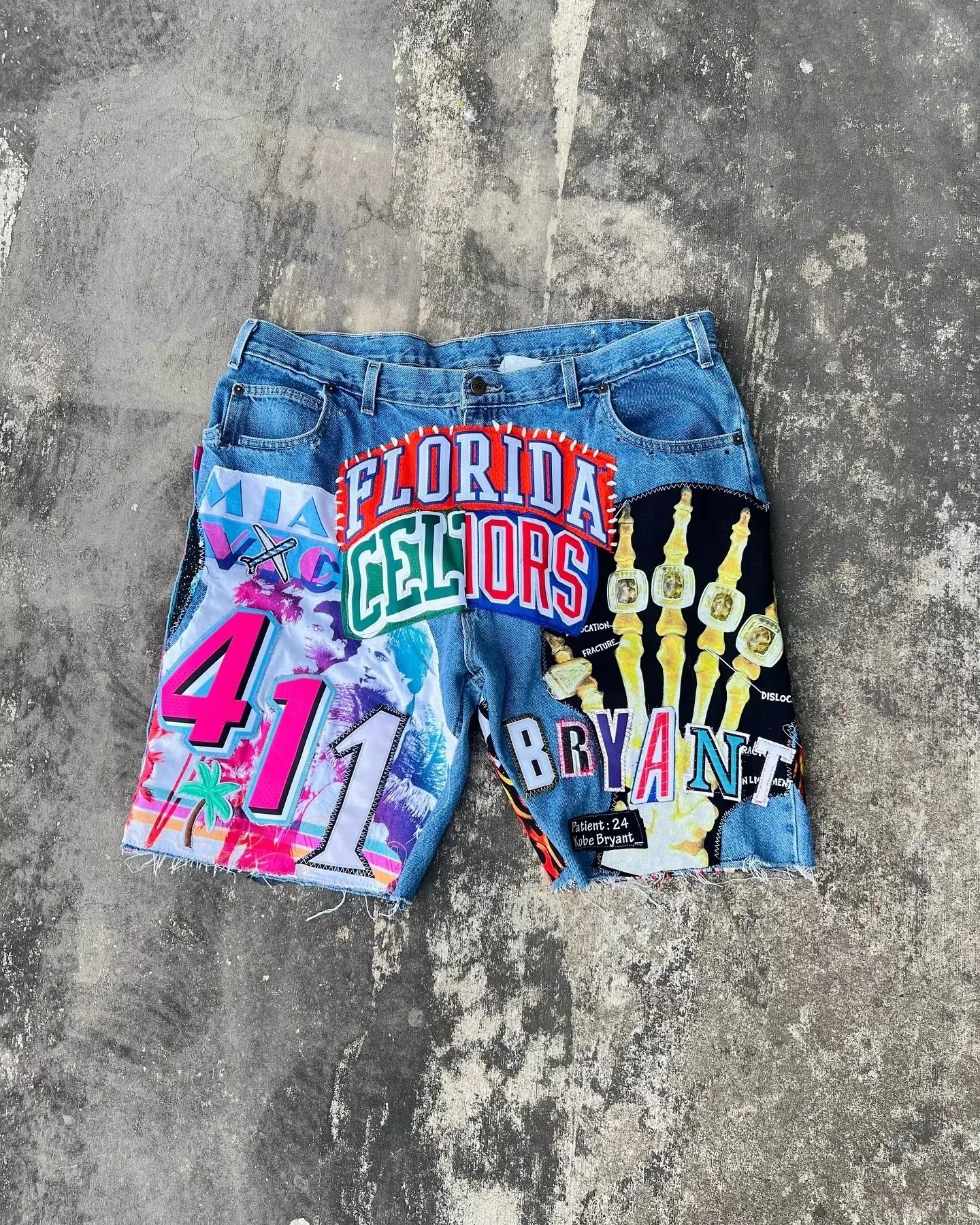 Vintage Cross Rhinestone Denim Shorts Y2K Jeans Mens Womens Harajuku Hip Hop Retro Black Baggy Gym Shorts Low Waist Shorts