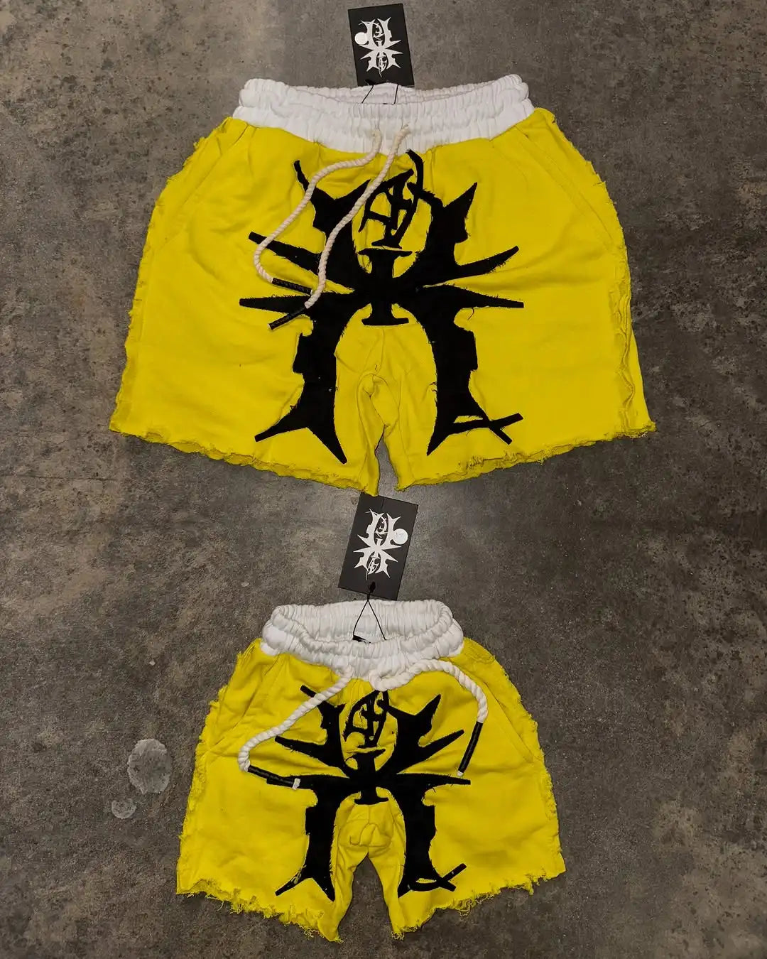 Y2K Popular Shorts Trendy Brand Summer New Patch Embroidery Pattern Casual Shorts Men Harajuku Hip Hop Oversize Sports Shorts