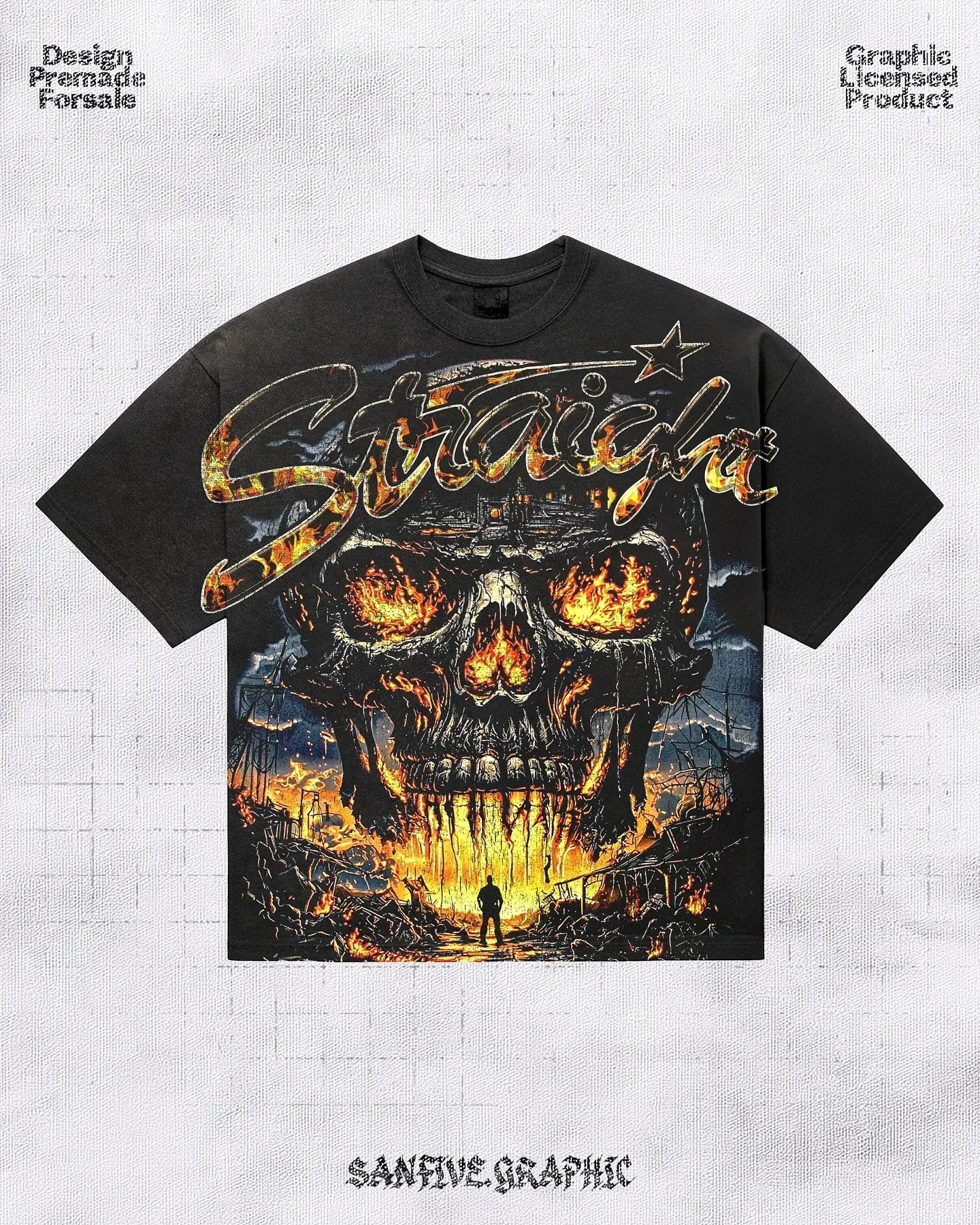 Harajuku vintage skull graphic t shirts oversized y2k top gothic streetwear black short sleeve tops t shirt women clothing