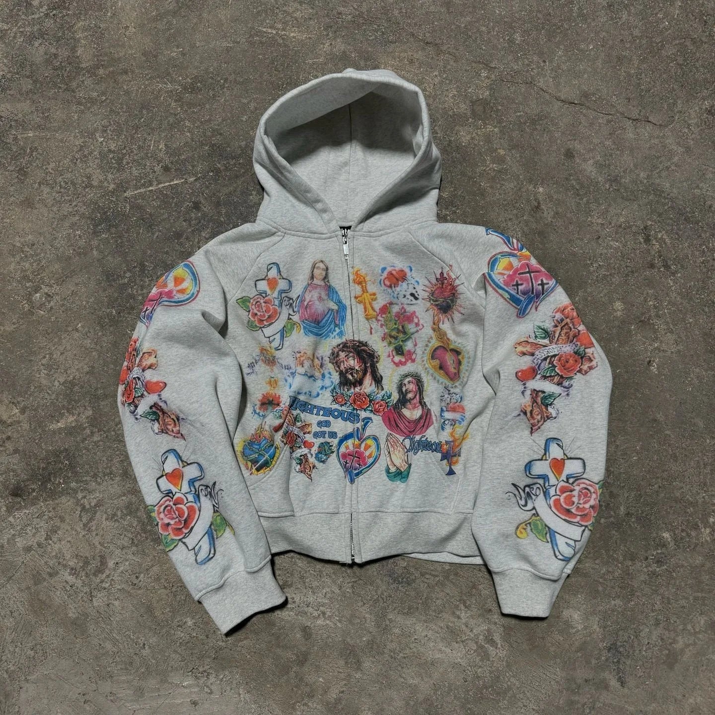 2025 Street Casual Clothing Retro Pattern Printed Hoodie Loose Temperament Men's Hoodie Gothic Rock Fashion Sports Hoodie