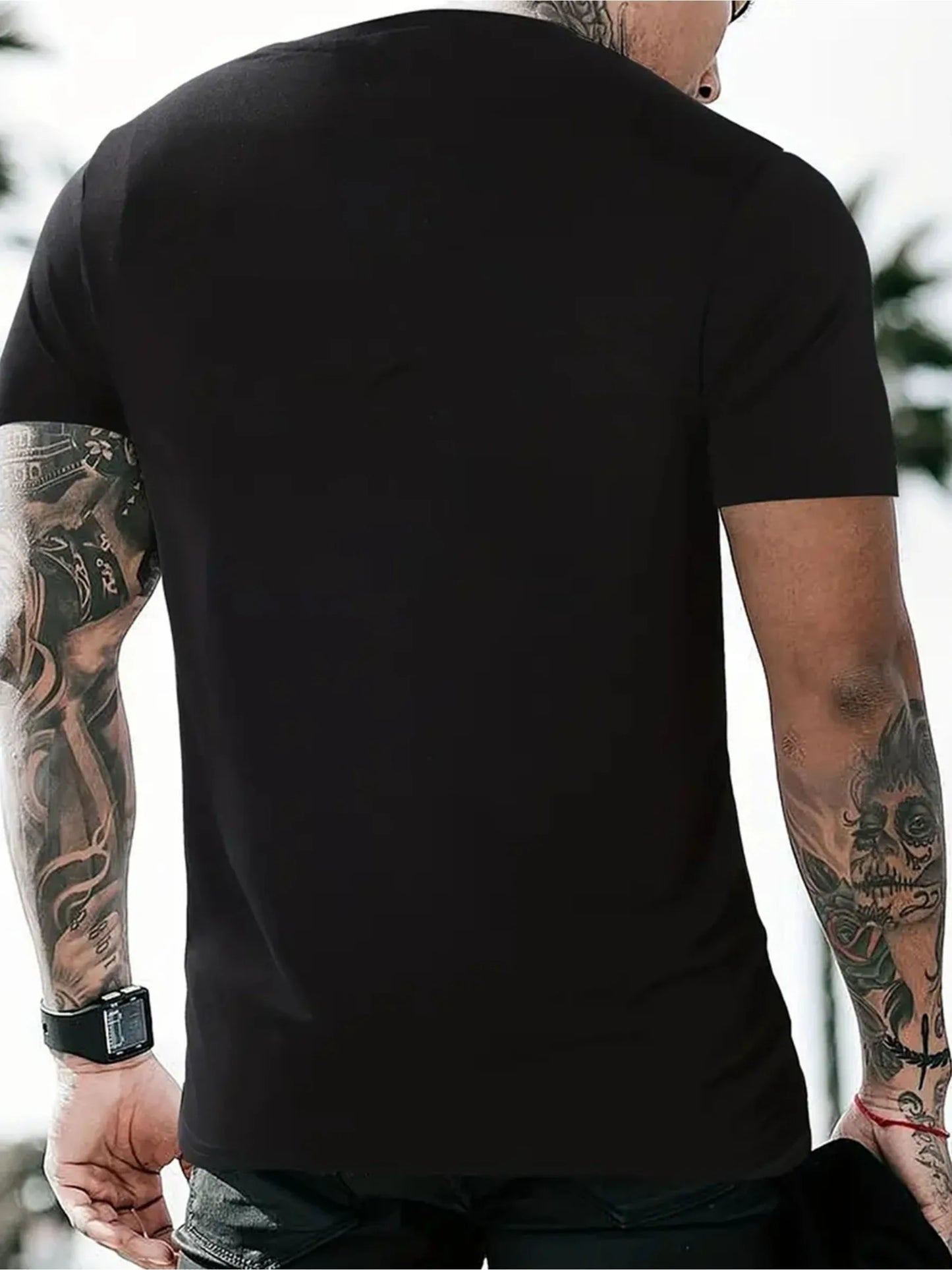 Men's Y2K Vintage Pattern T-Shirt Angel Wings and Lips Design Black Casual Short Sleeve Shirt Summer Essential Street Style